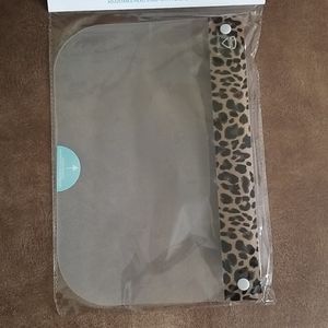 Cheetah Print Face Shield